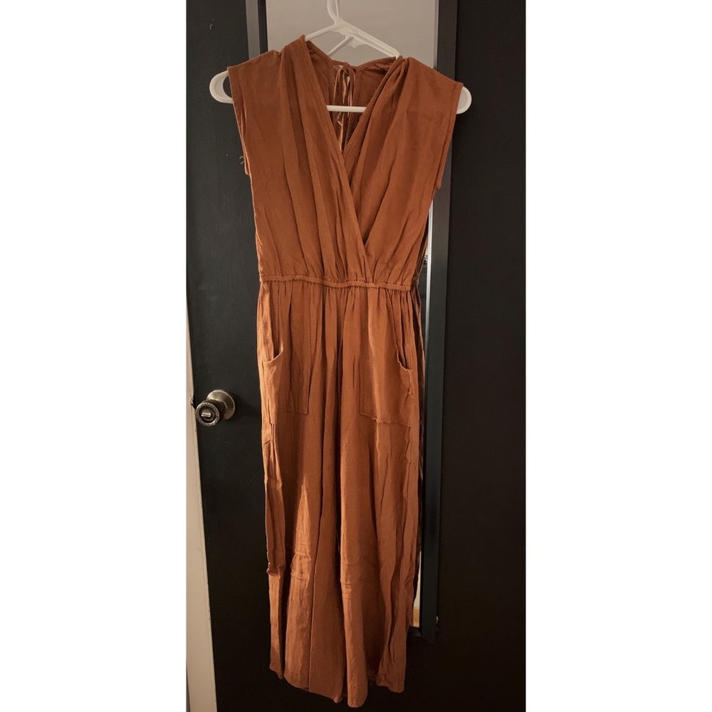 Universal Thread Burnt Orange Jumpsuit